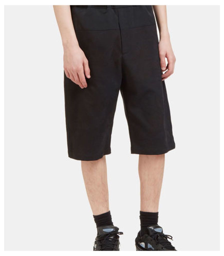 Contrast Panelled Jacquard Shorts