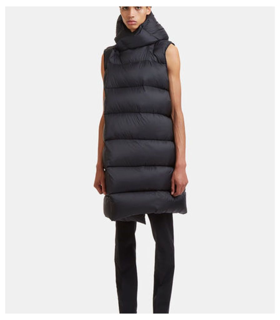 Liner Wrap Sleeveless Down Jacket