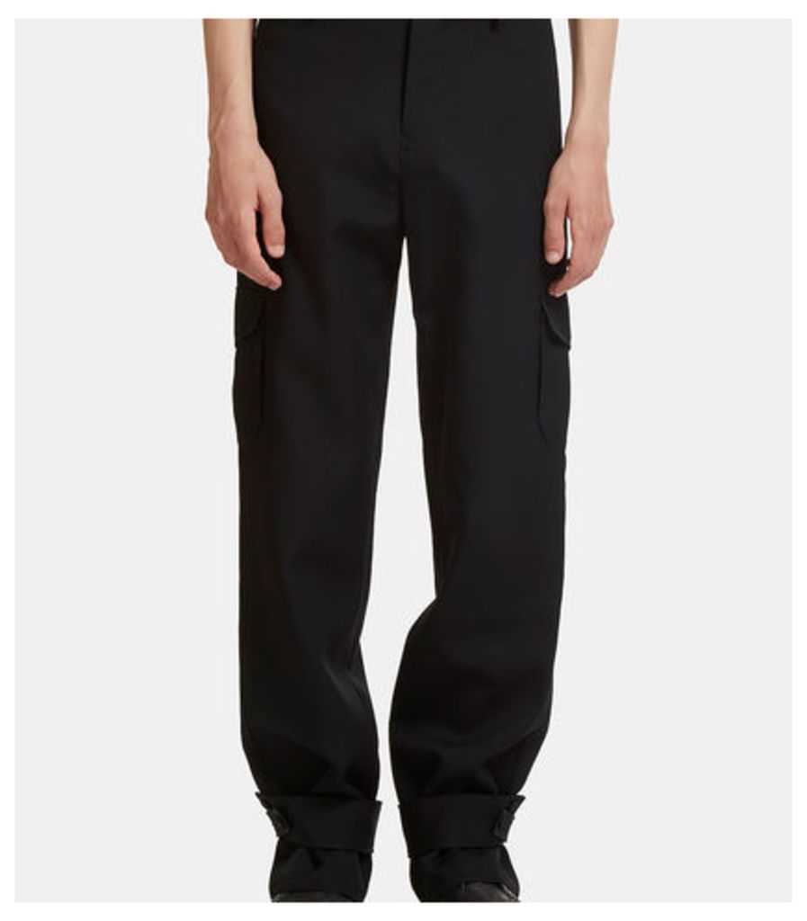 Strapped Cuff Cargo Pants