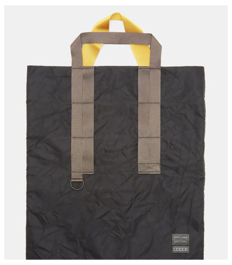 X Porter Contrast Handles Tote Bag