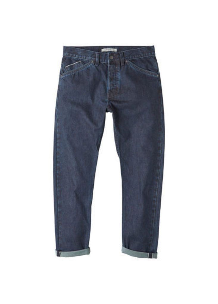 Straight-fit selvedge Xavi jeans