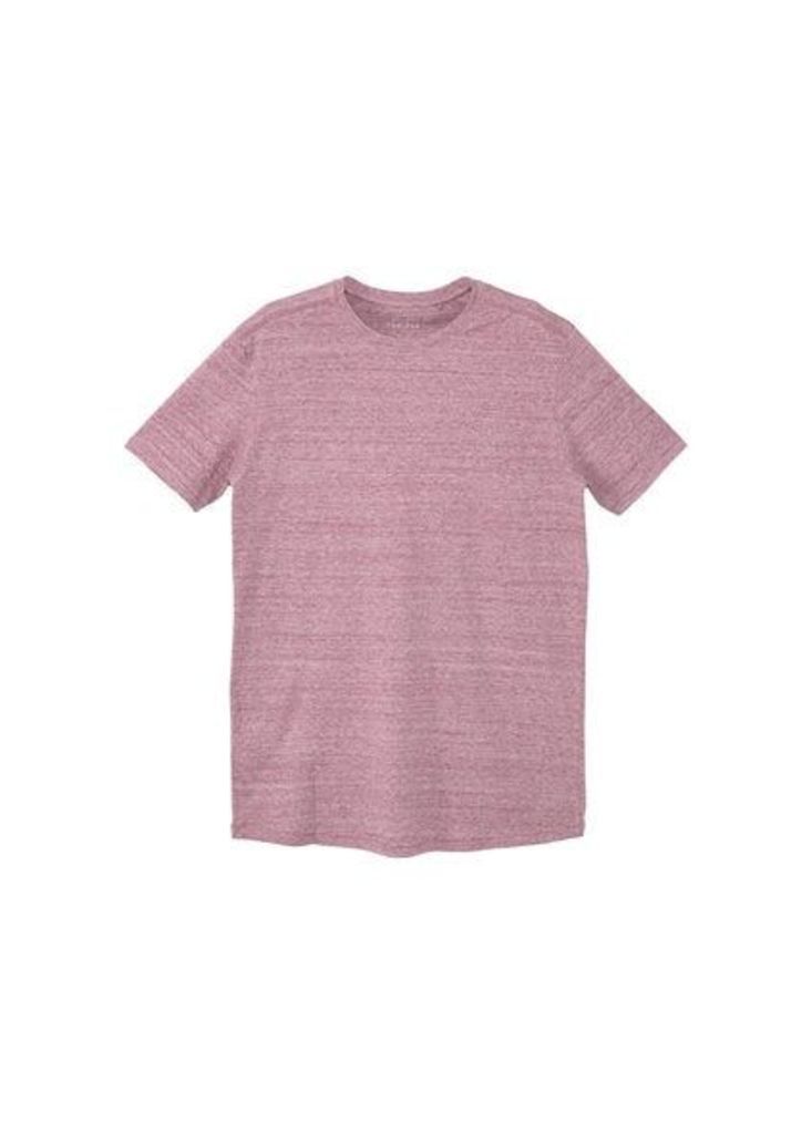 Flecked cotton-blend t-shirt