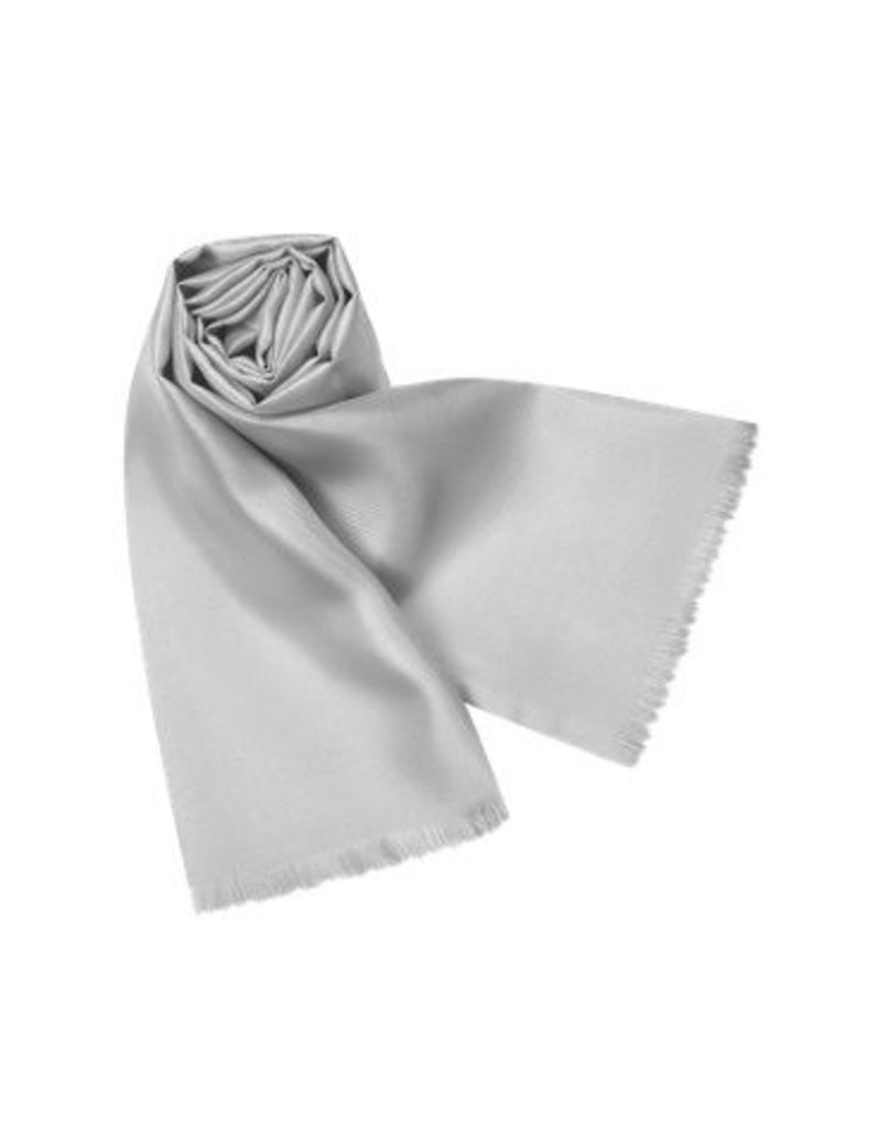 Forzieri Designer Men's Scarves, Solid Silk Scarf