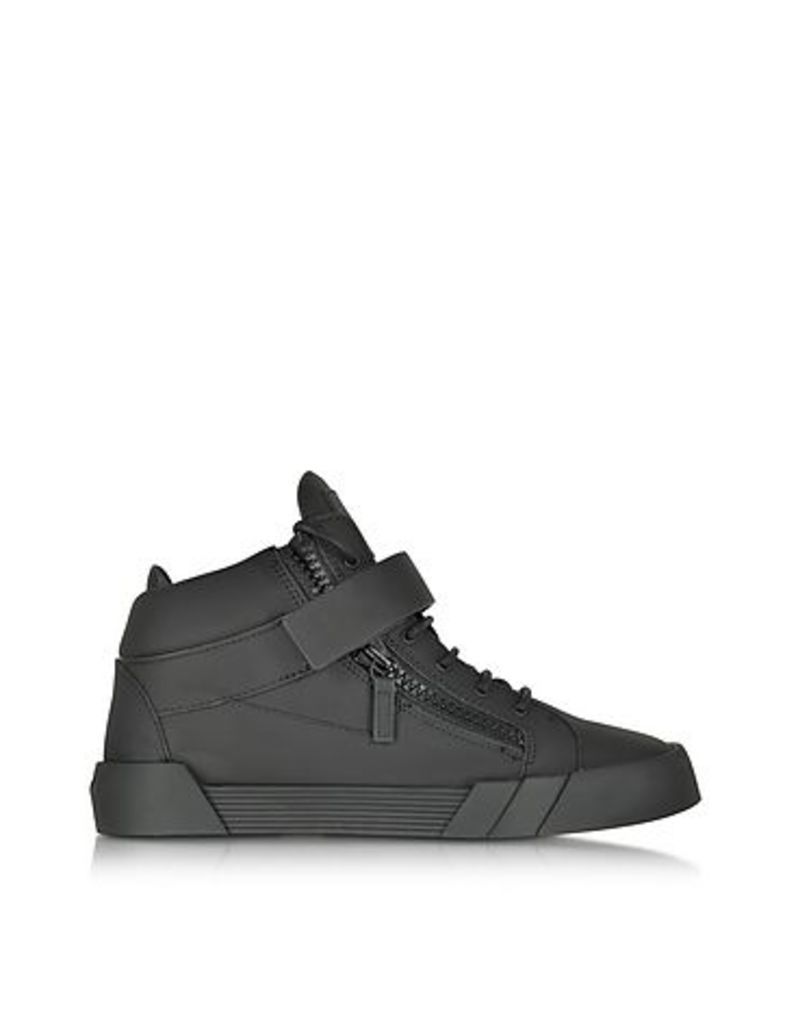 Giuseppe Zanotti - Black Leather High Top Sneaker