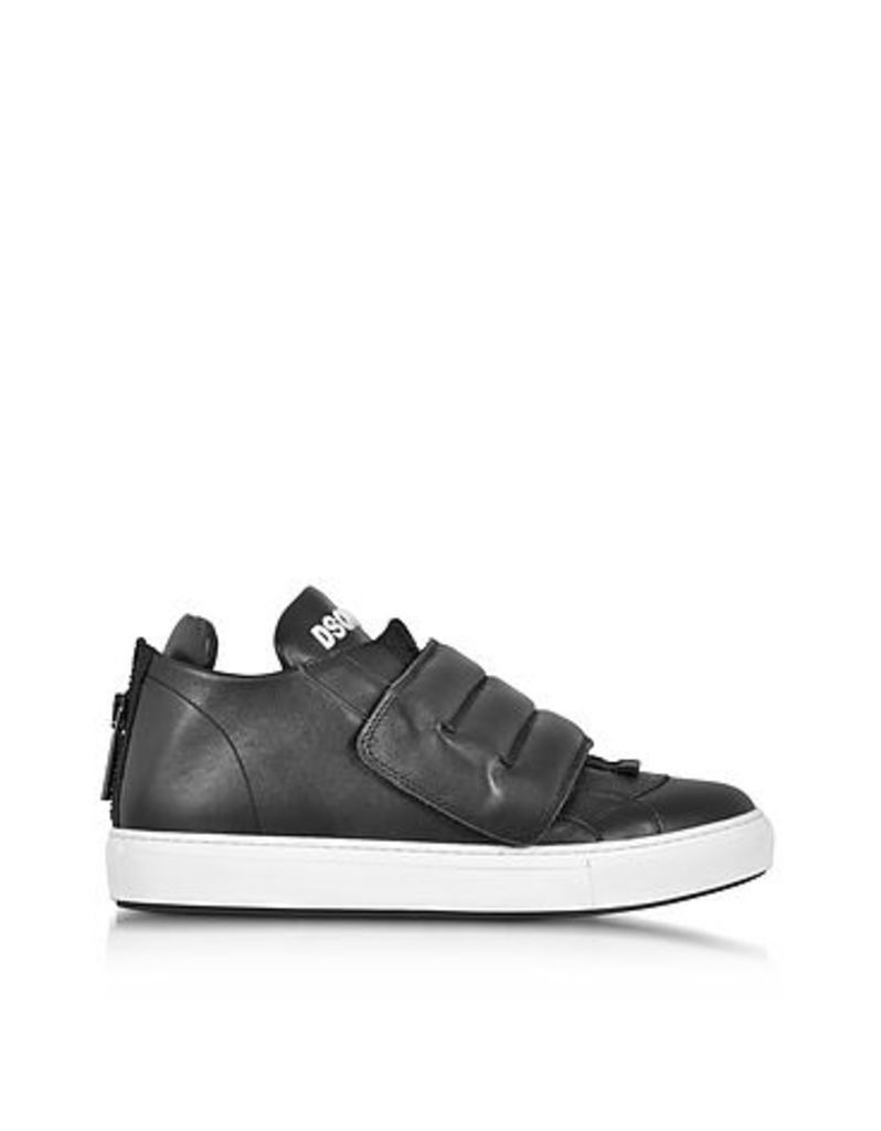 DSquared2 Shoes, Tokyo Gang Black Leather Sneaker