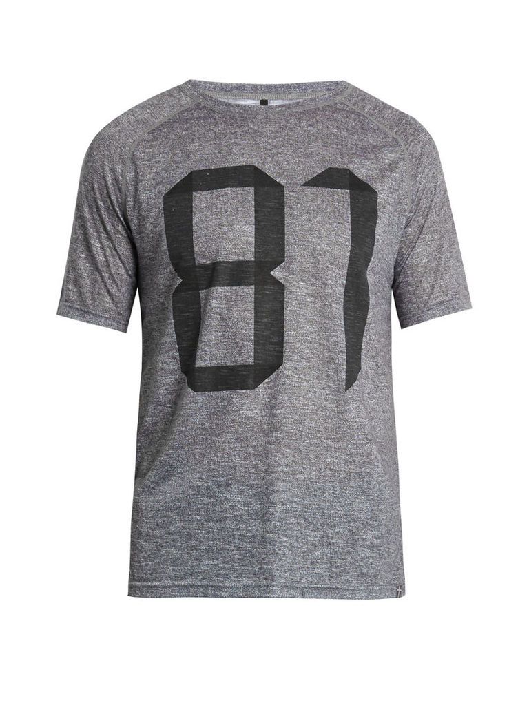 81 printed short-sleeved running T-shirt