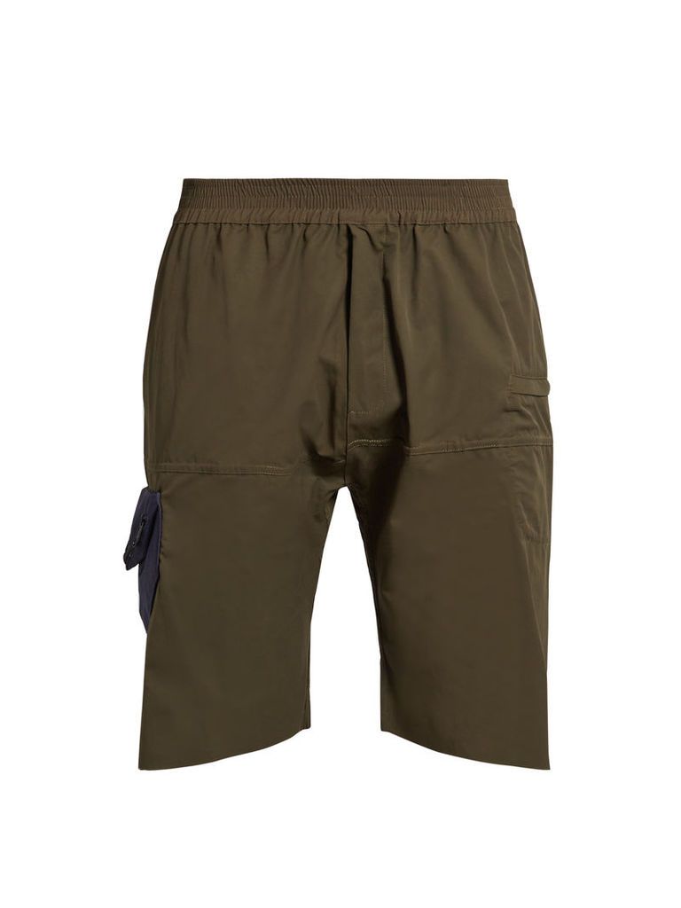 Hangar patch-pocket cotton shorts