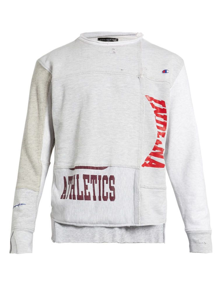 Nash athletics-print cotton-jersey sweatshirt