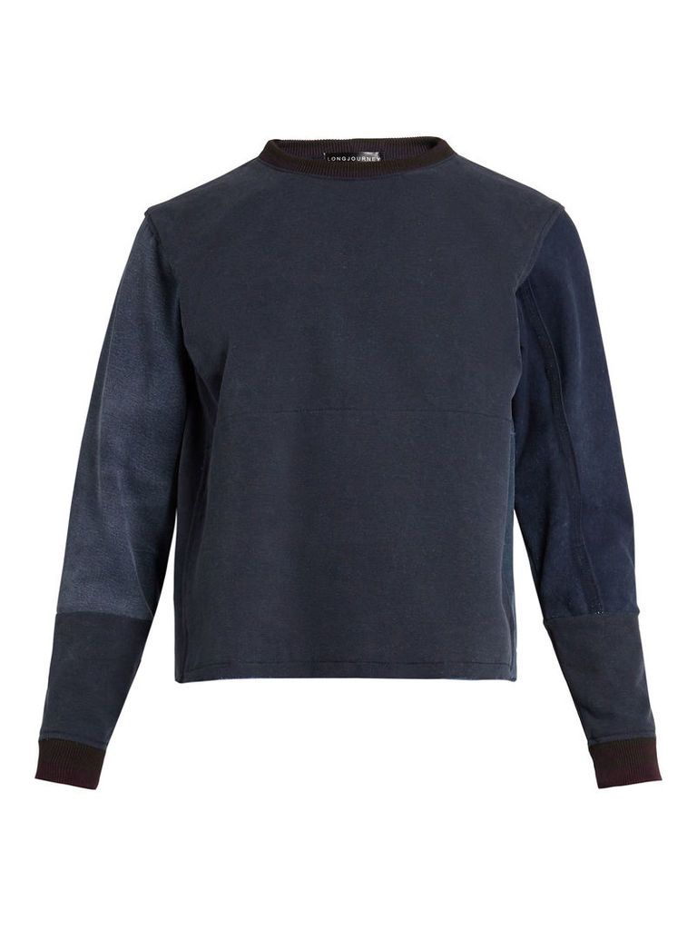 Nash cotton long-sleeved sweater