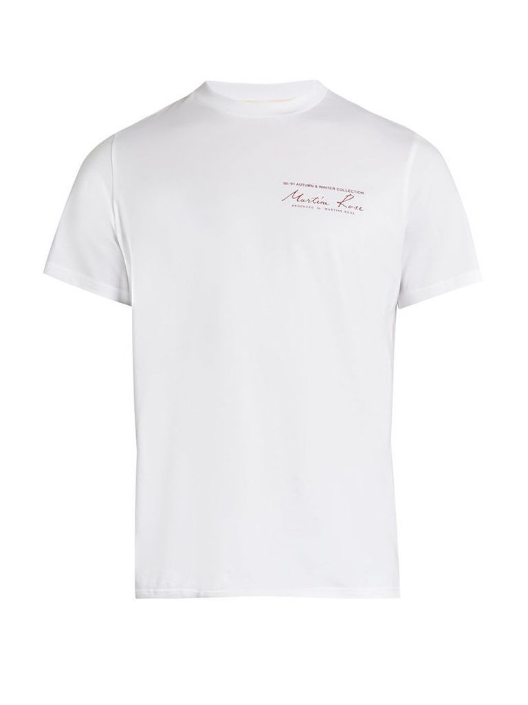 Logo-print cotton-jersey short-sleeved T-shirt