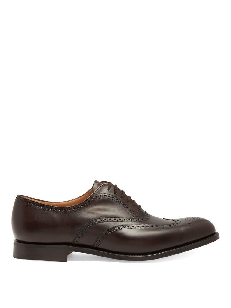 Berlin leather derby shoes