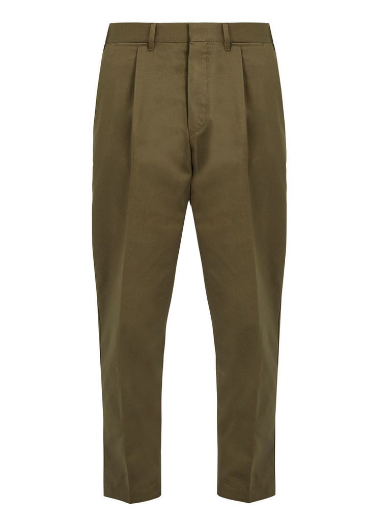 Tonga slim-fit cropped cotton-drill chino trousers