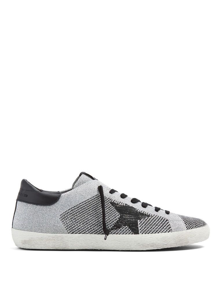 Super Star low-top knit trainers