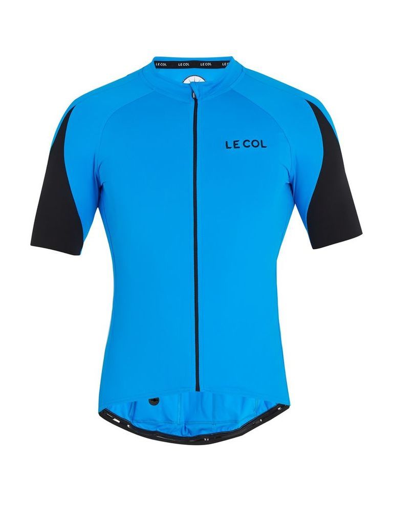 Climate zip-through cycle top