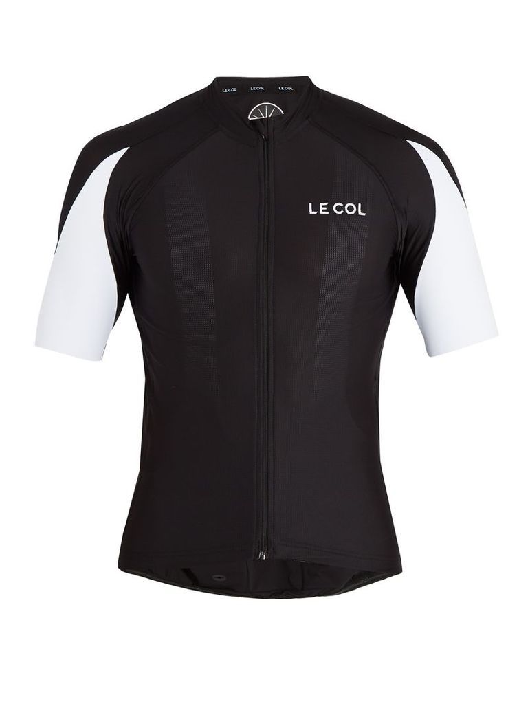 Climate zip-through cycle top
