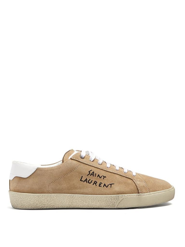 Court Classic low-top suede trainers