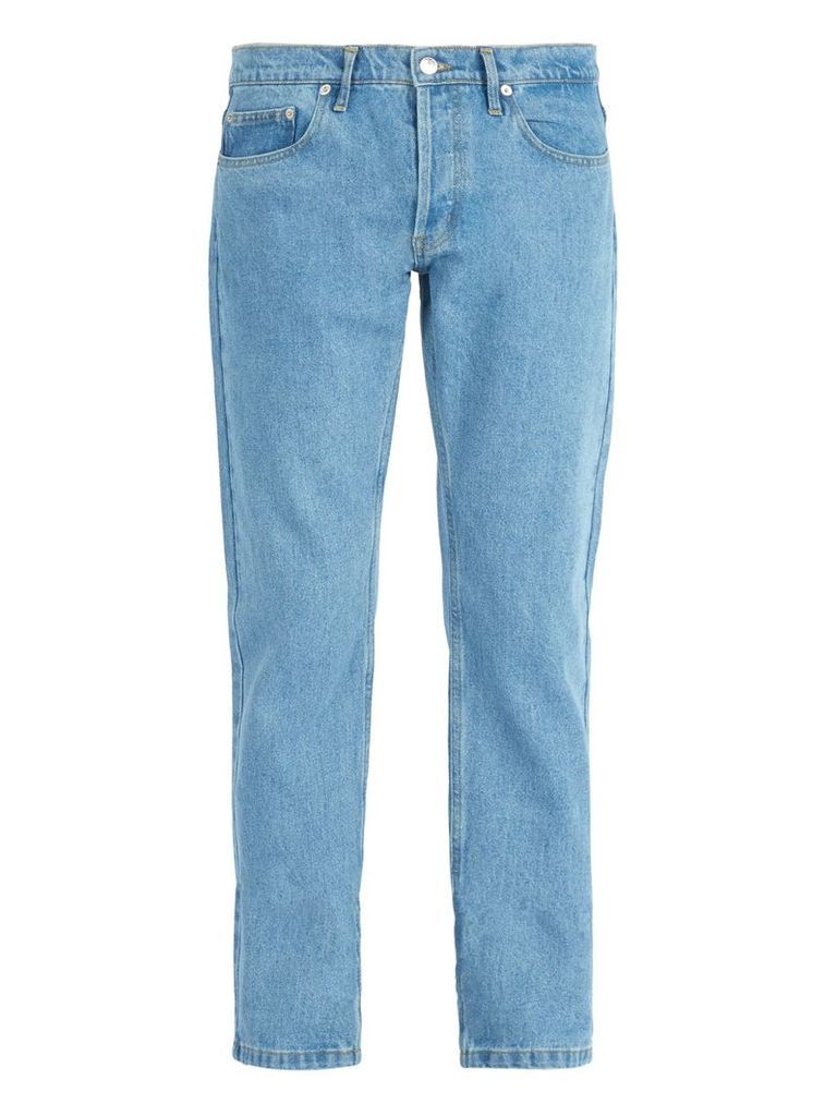 Ã‰ditions M.r - Max Washed Straight Leg Jeans - Mens - Blue