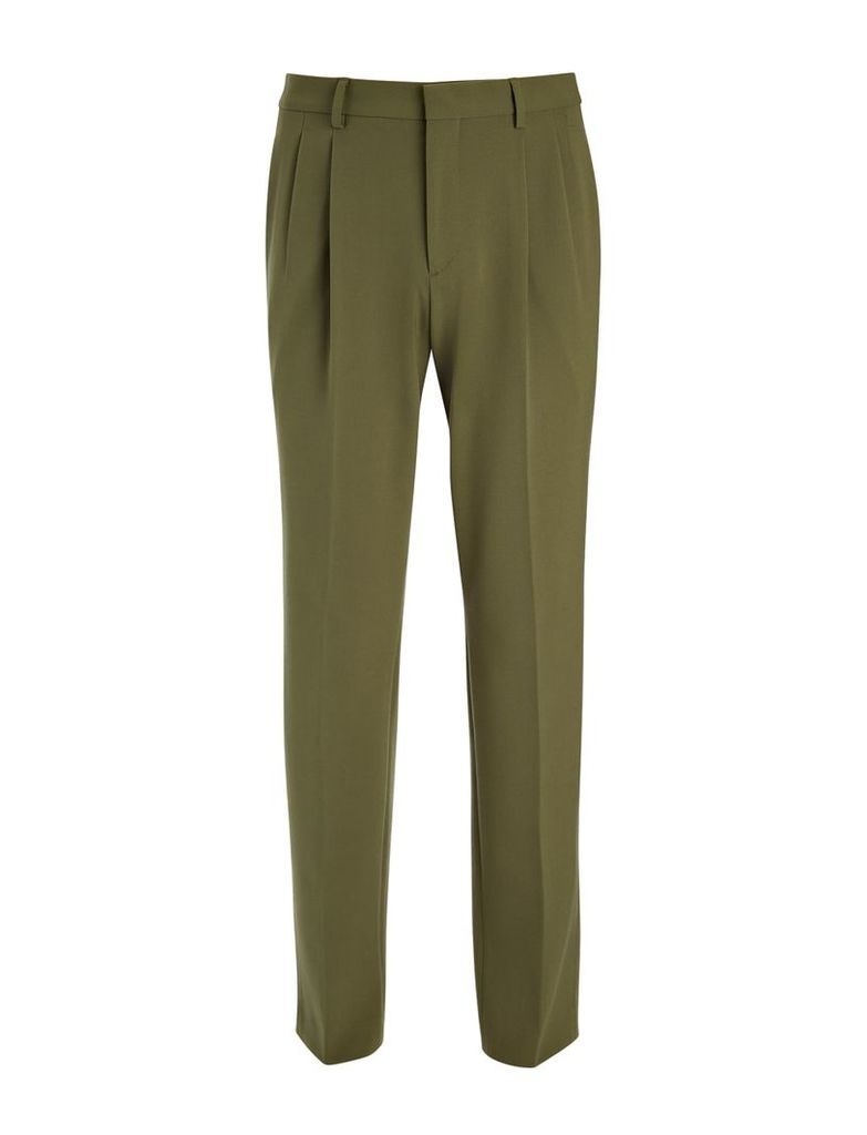 Techno Wool Stretch Clive Trousers in Khaki