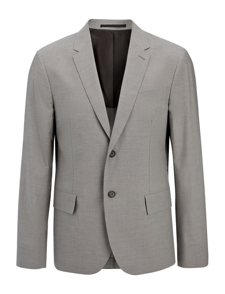 Cotton Suiting Wembley Jacket in Grey