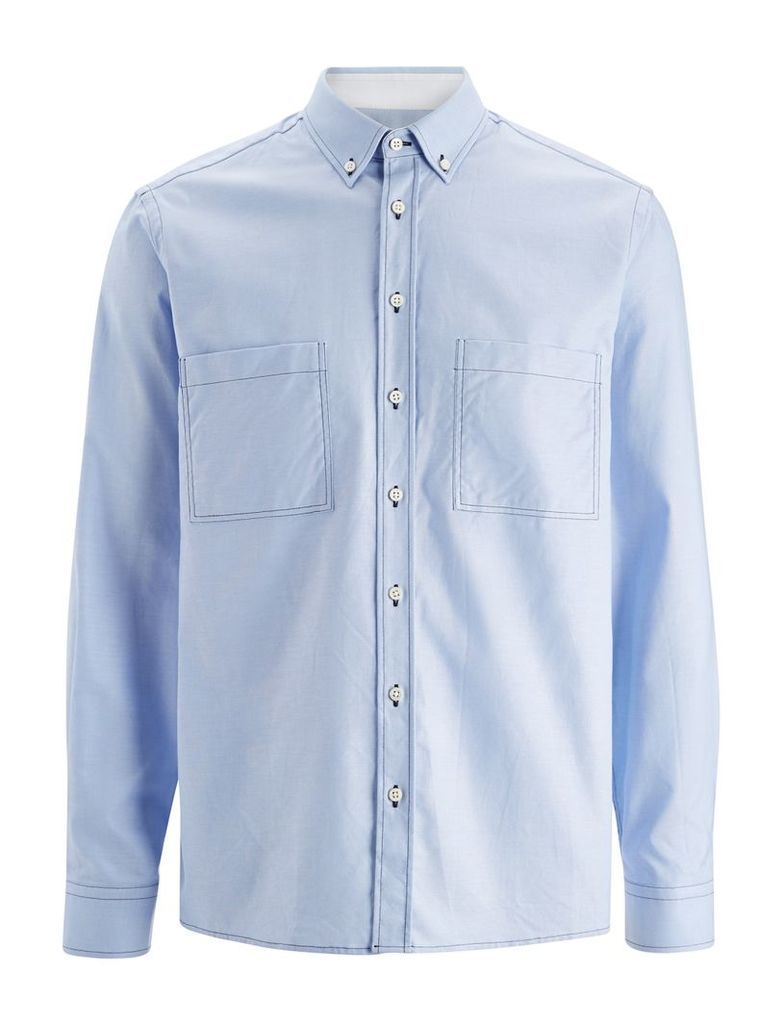 Oxford Shirting Coates Shirts in Sky Blue