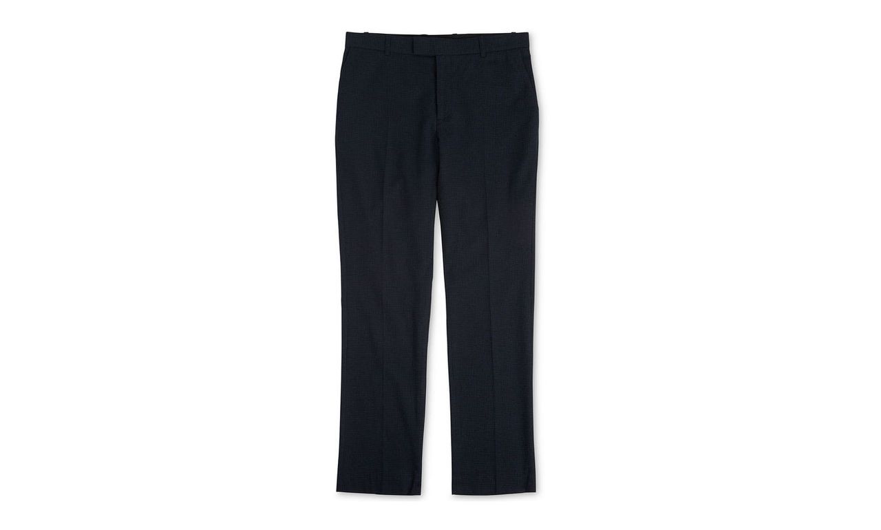 Slim-Fit Check Trousers