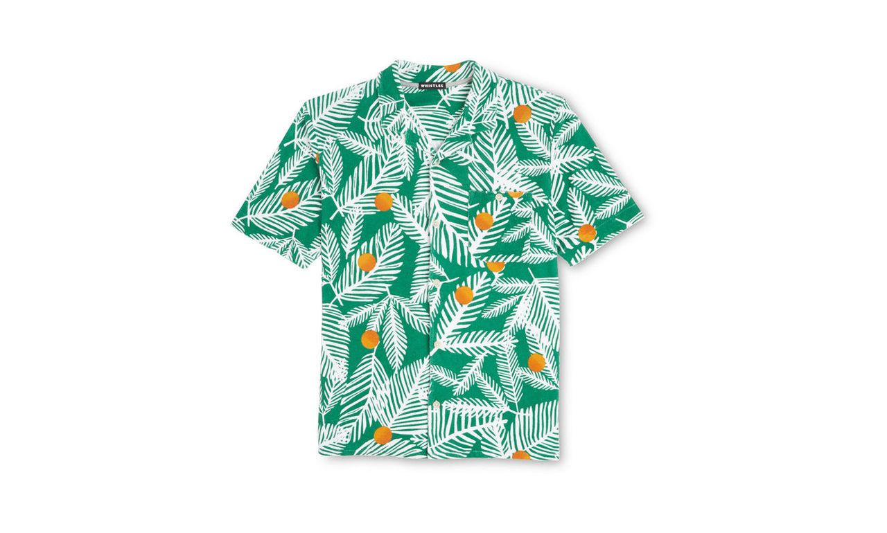 Palm Dot Textured Shirt