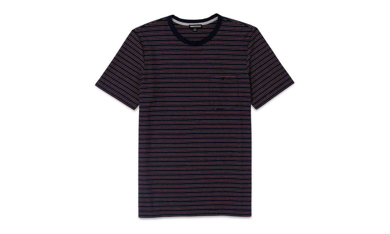 Fine Striped T-Shirt