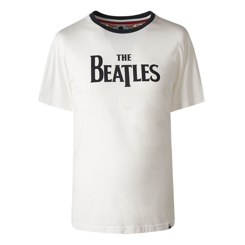 Pretty Green Men's The Beatles T-Shirt - White - M