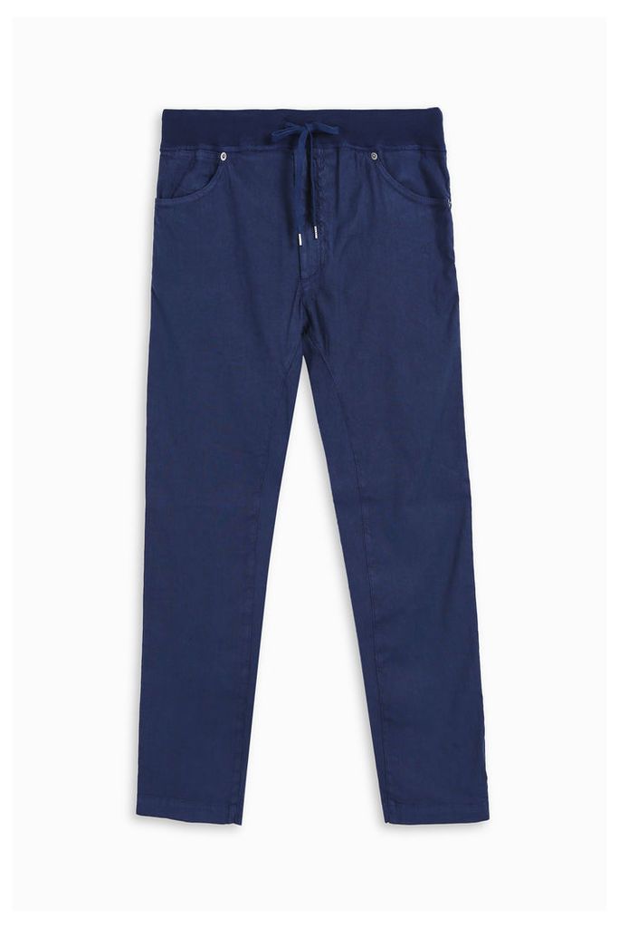 120% Lino Men`s Tapered Linen Trousers Boutique1
