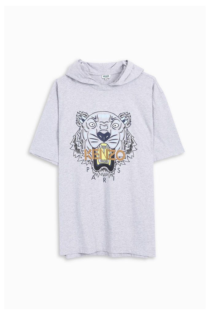 Kenzo Men`s Hooded Tiger T-shirt Boutique1
