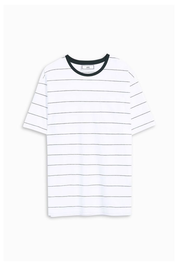 Ami Alexandre Mattiussi Men`s Fine Stripe T-shirt Boutique1