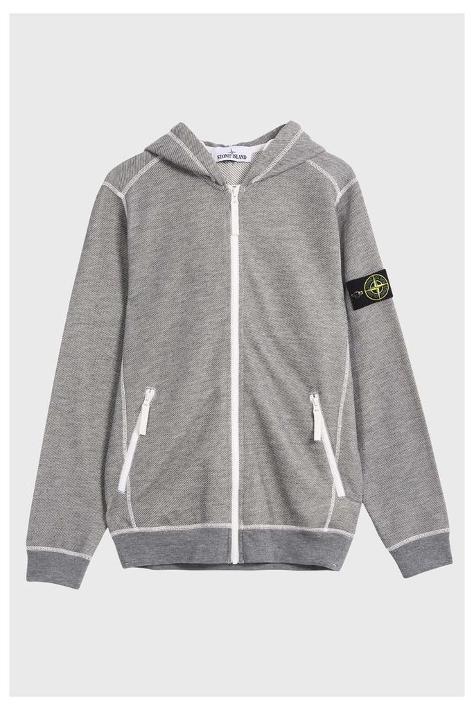 Stone Island Men`s Waffle Hoodie Boutique1