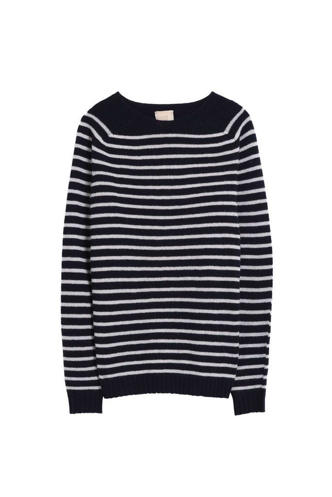 120% Lino Men`s Stripe Cashmere Sweater Boutique1
