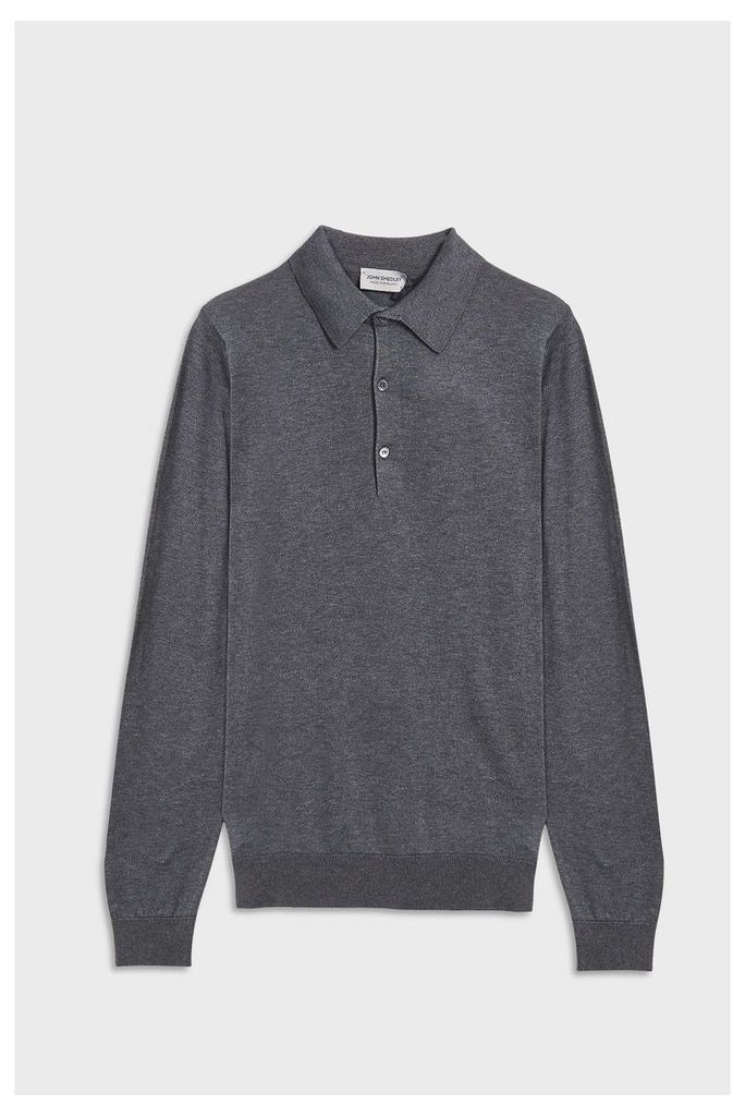 John Smedley Men`s Bradwell Polo Cotton Shirt Boutique1