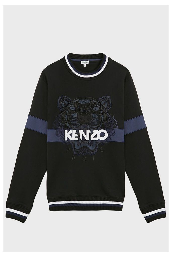 Kenzo Tiger Emblem Cotton Jumper