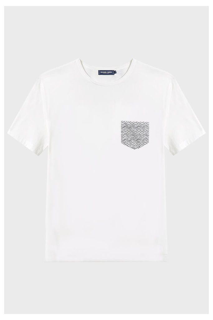 Frescobol Carioca Pocket Cotton T-Shirt