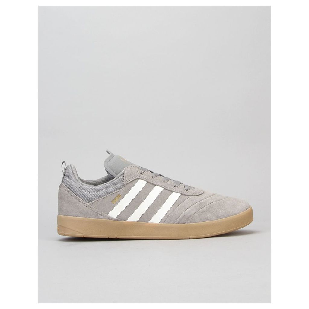 Adidas Suciu ADV Skate Shoes - Solid Grey/White/Gold Metallic (UK 6.5)
