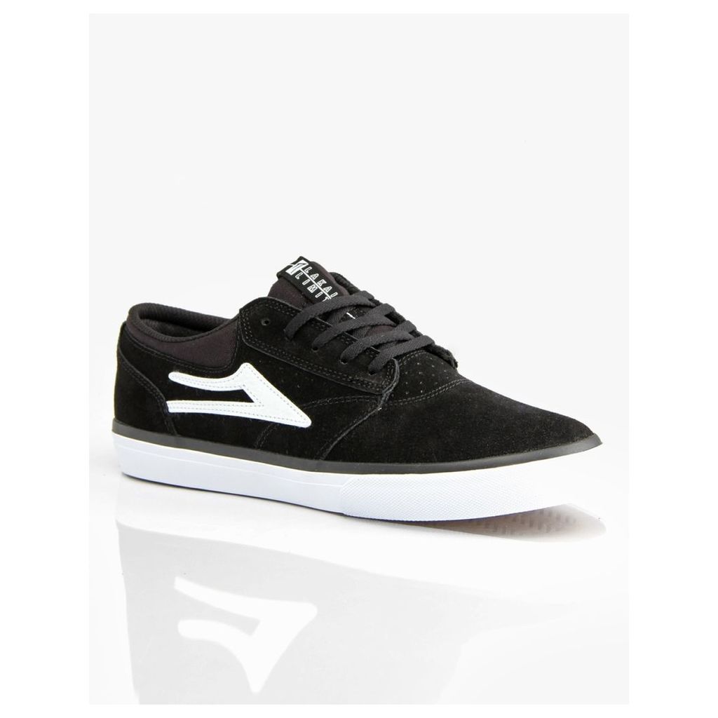 Lakai Griffin Skate Shoes - Black/White Suede (UK 10)