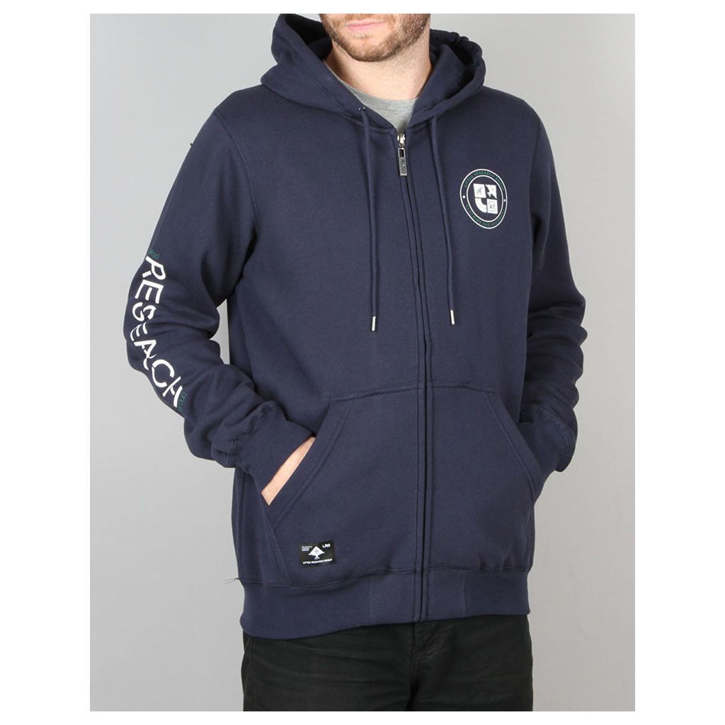 LRG Stronger Branches Zip Hoodie - Navy (S)