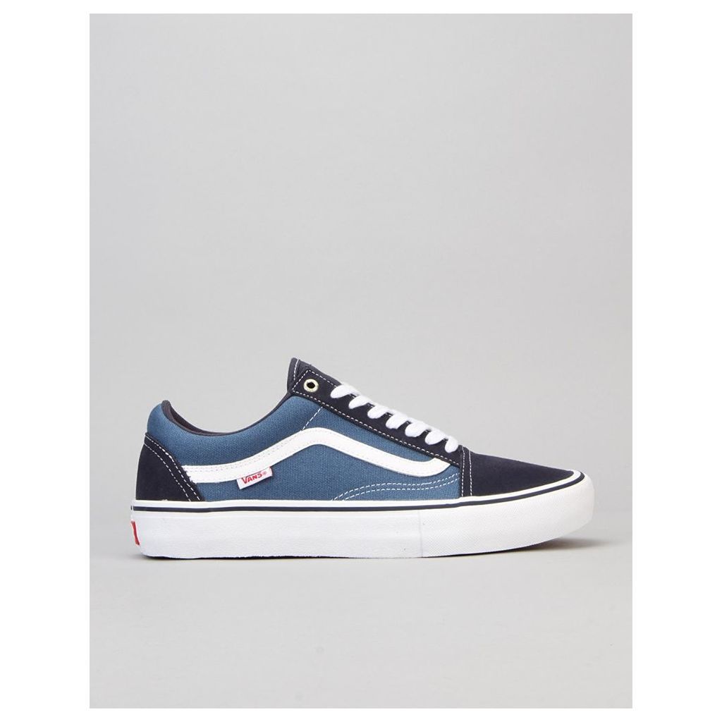 Vans Old Skool Pro Skate Shoes - Navy/Stv Navy/White (UK 11)