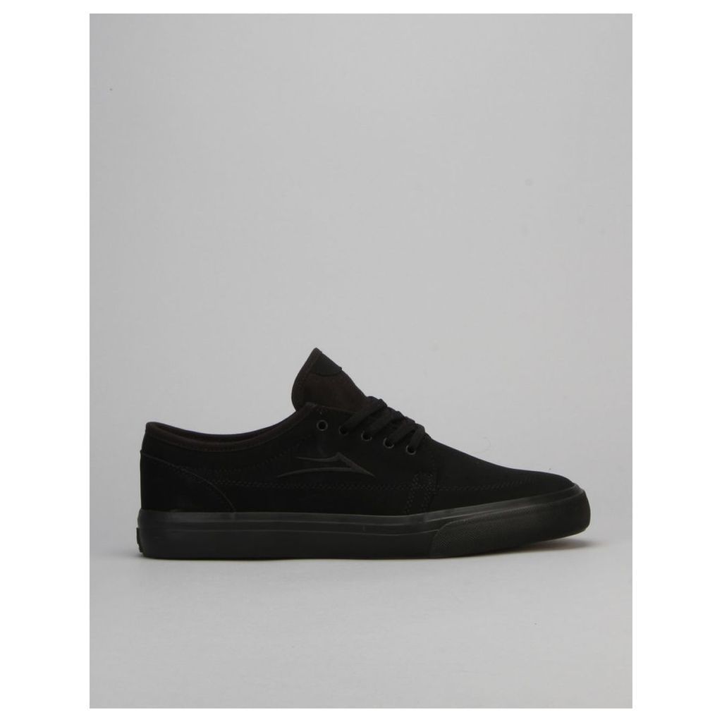 Lakai Madison Skate Shoes - Black/Black Nubuck (UK 7.5)