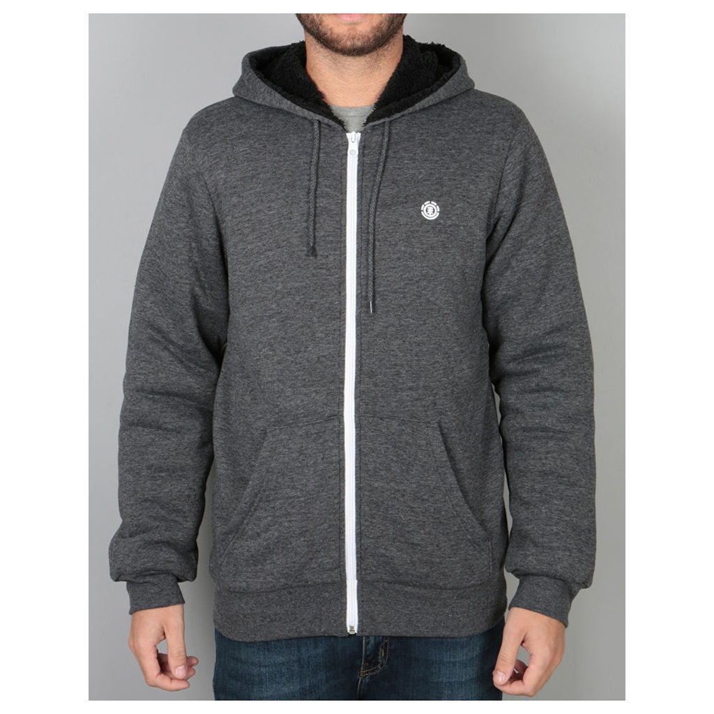 Element Bolton Sherpa Zip Hoodie - Charcoal Heather (L)