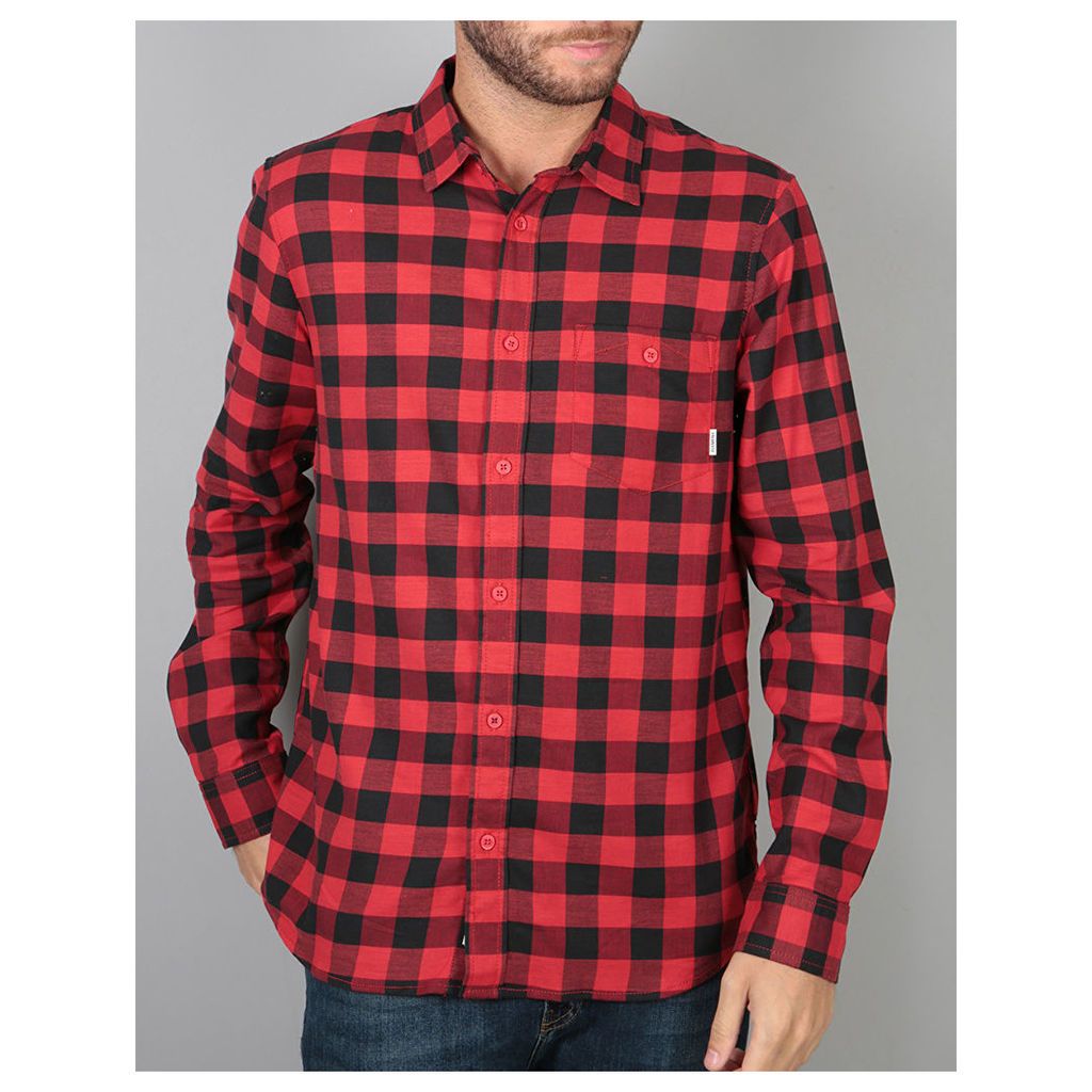 Element Jedway L/S Shirt - Red (L)
