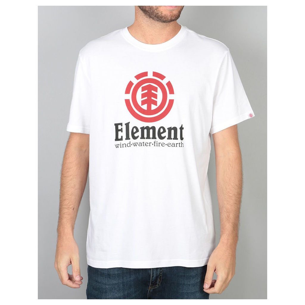 Element Vertical T-Shirt - White (L)