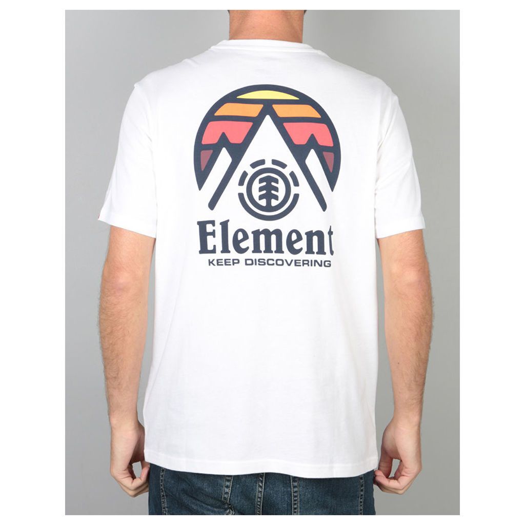 Element Tri Tip T-Shirt - Optic White (L)