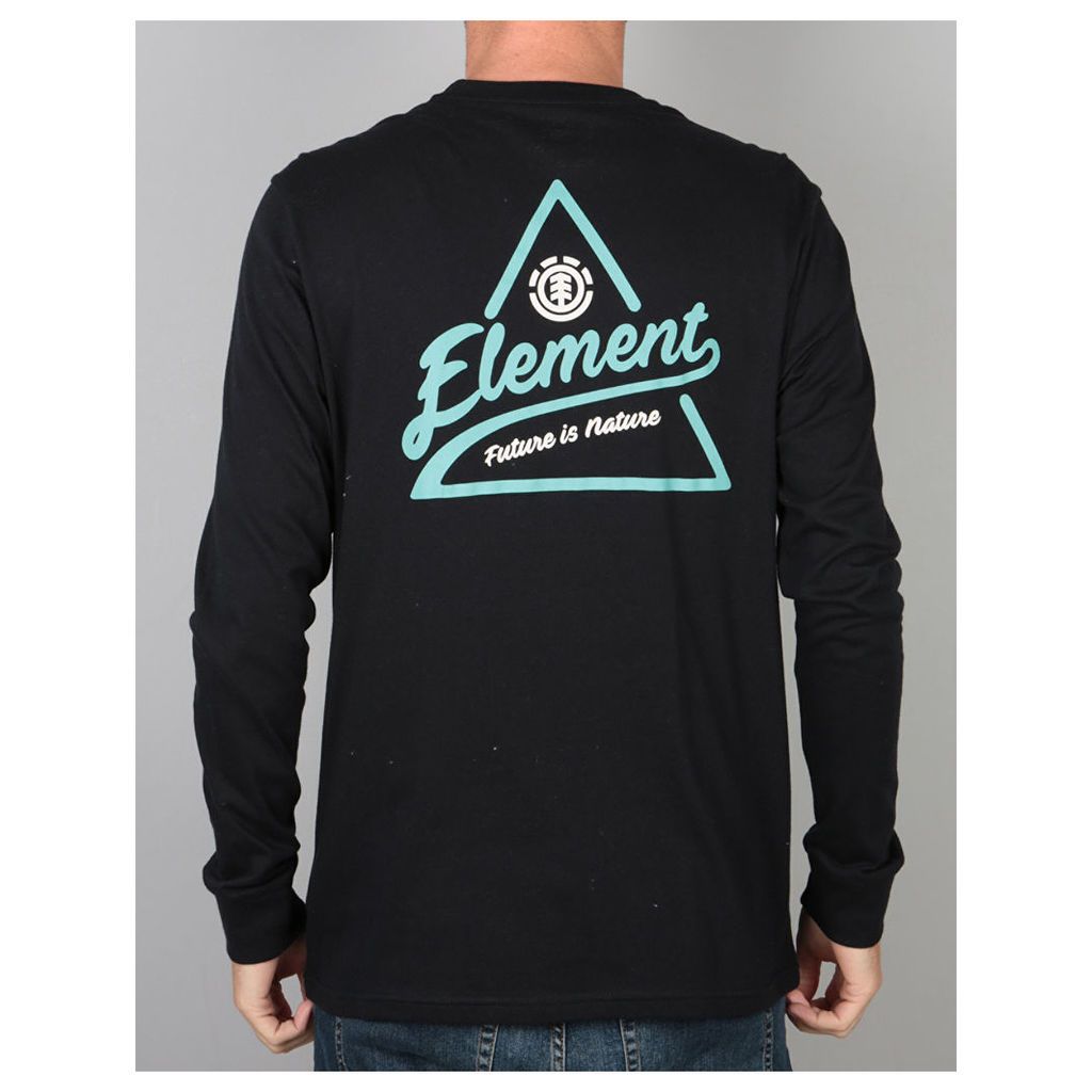 Element Ascent L/S T-Shirt - Flint Black (L)