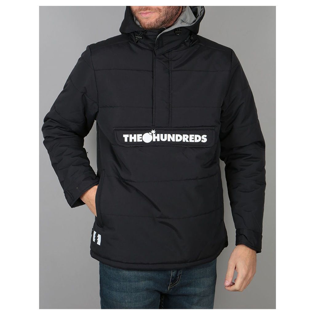 The Hundreds Daily Puffer Anorak Jacket - Black (L)