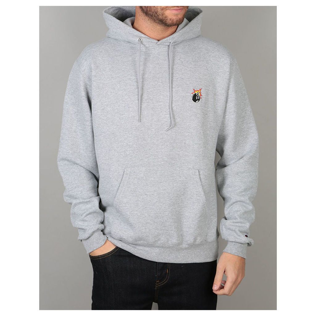 The Hundreds x Champion Crest Adam Pullover Hoodie - Athletic Heather (L)