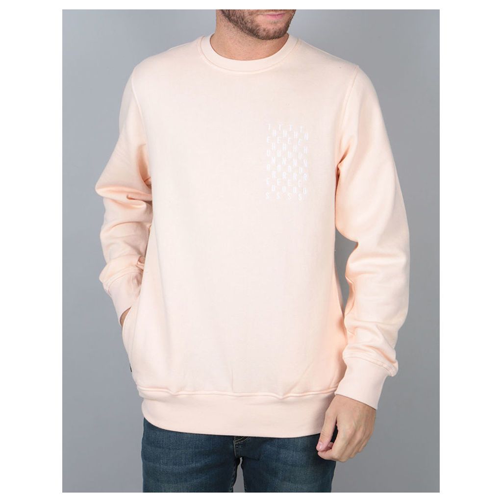 The Hundreds Bartlet Crewneck Sweatshirt - Pale Pink (L)