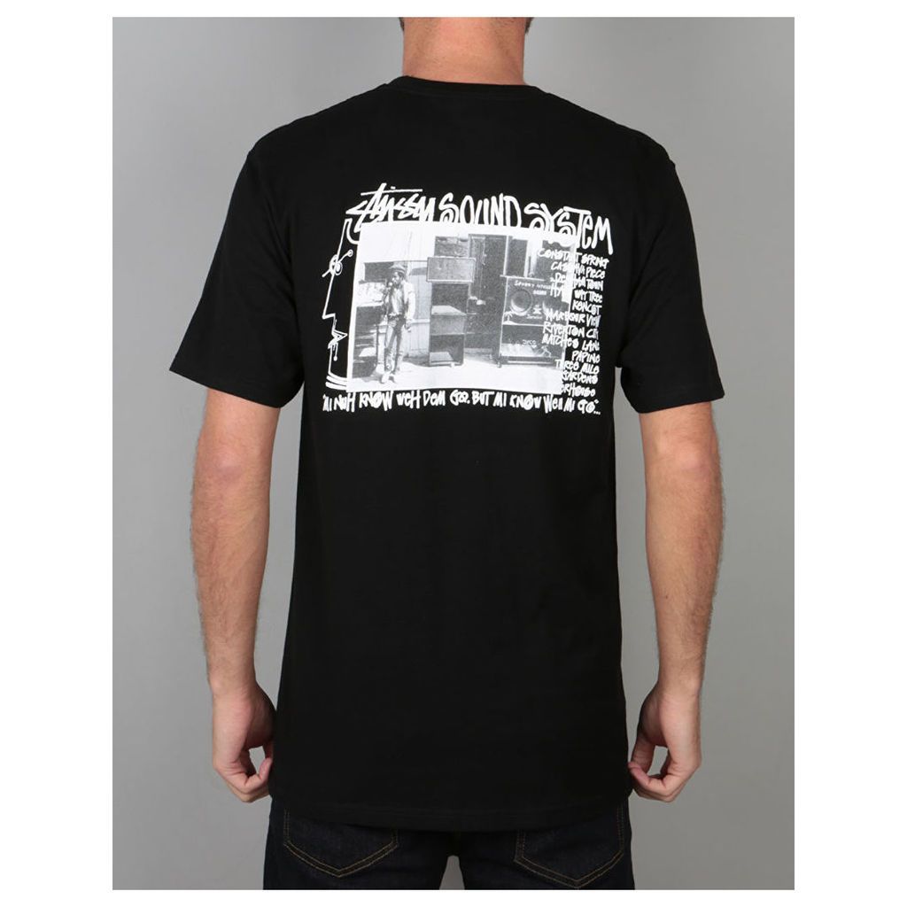 StÃ¼ssy Sound System T-Shirt - Black (L)